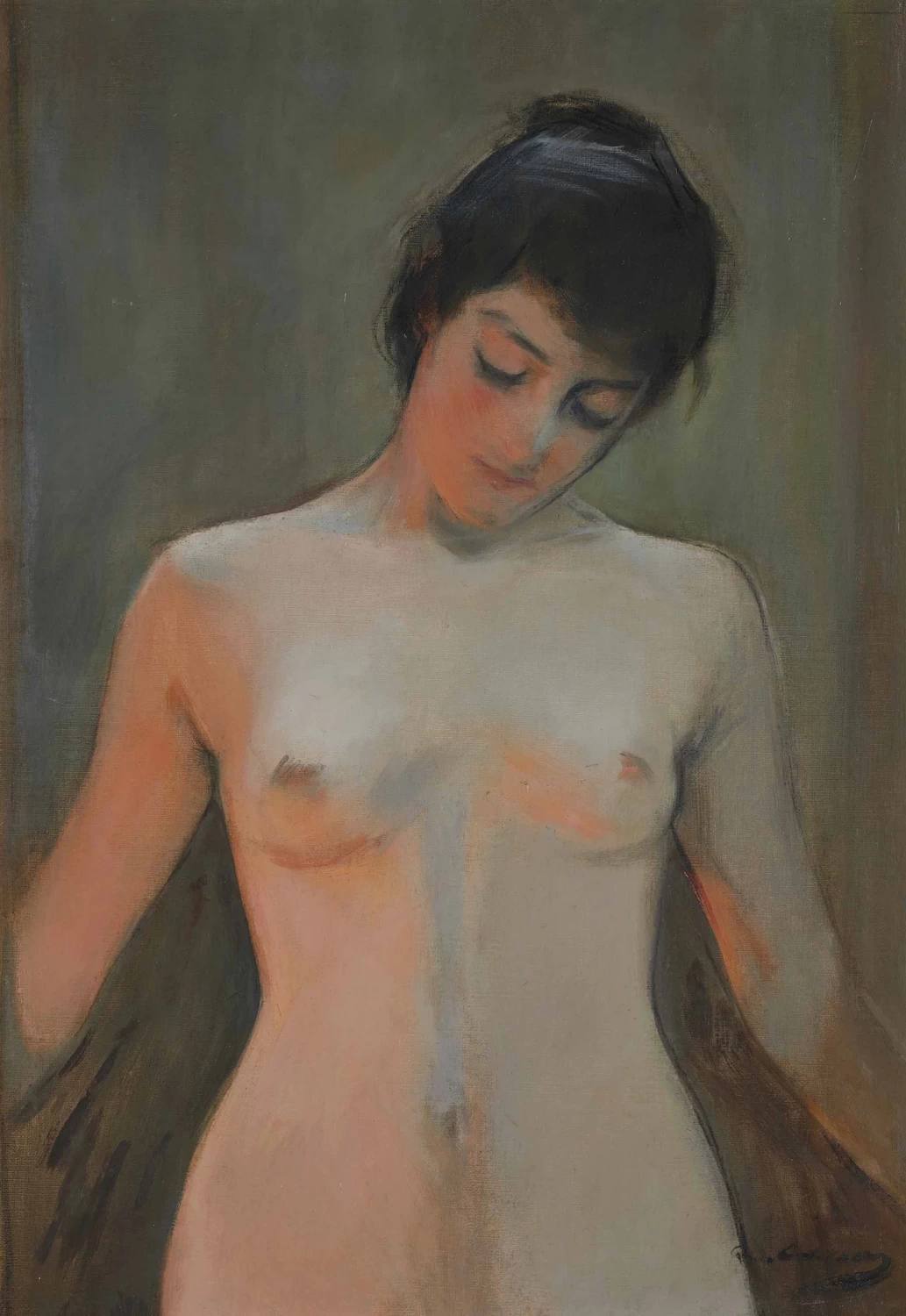 Ramon Casas - Desnuda